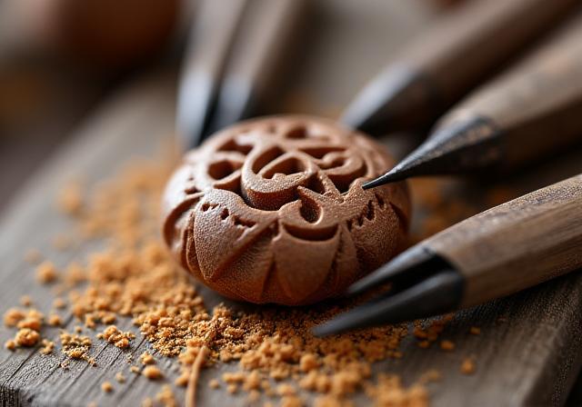 Techniques de gravure sur bois pour bijoux